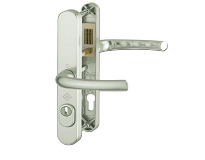 HOPPE Tokyo TS007 2 Star Sprung PAS24 Lever/Lever Multipoint Door Handles 92mm & 62mm PZ 215mm Fixings