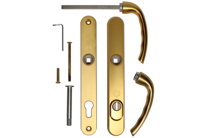 HOPPE Tokyo TS007 2 Star Sprung PAS24 Lever/Lever Multipoint Door Handles 92mm PZ 215mm Fixings To Suit 70mm Doors