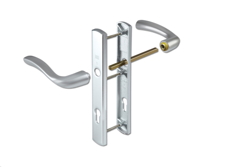 WINKHAUS Palladio Quick Fit Unsprung Lever/Lever Multipoint Door Handles 92mm PZ 214mm Fixings To Suit 44mm Doors