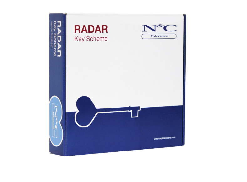 N&C Phlexicare Genuine RADAR Lockset SAA