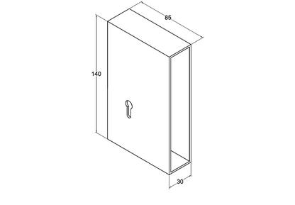 GATEMASTER 5CDC Steel Deadlock Case