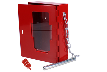 SECURIKEY EK0 Emergency Key Box Glass Fronted With Tamper Seal & Hammer