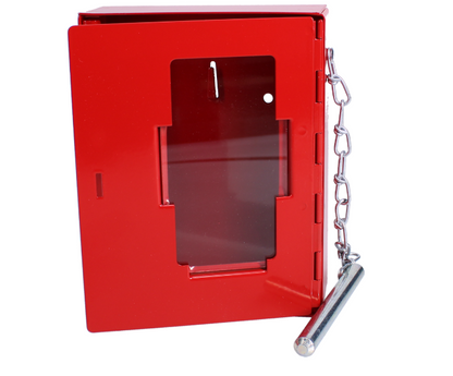 SECURIKEY EK0 Emergency Key Box Glass Fronted With Tamper Seal & Hammer