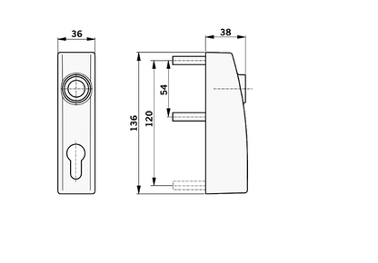 DORMAKABA PHT 07 External Trim