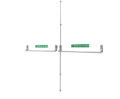 UNION ExiSAFE Panic Bolt Set To Suit Rebated Double Doors