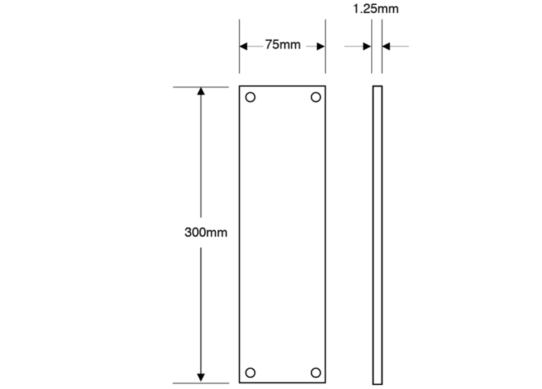 ASEC Push Pad Panic Latch