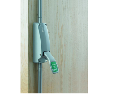 BRITON 372E Fire Rated Push Pad Vertical Bolt