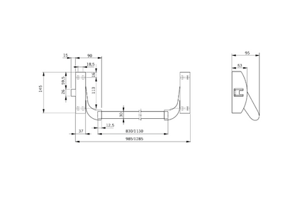DORMAKABA PHA2221 Standard Fire Rated Panic Latch