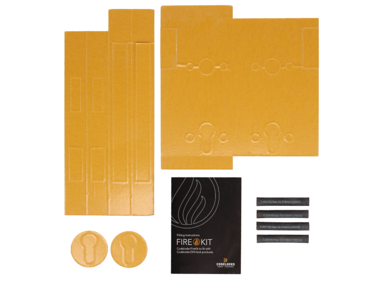 CODELOCKS Fire Intumescent Kit Pack To Suit Mortice Sash Lock Models PFKP DIN