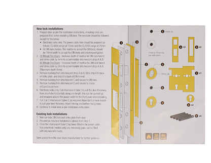 CODELOCKS Fire Intumescent Kit Pack To Suit Mortice Sash Lock Models PFKP DIN