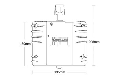 FIRECO Dorgard DG2000 Door Hold Open Device C/W Standard Flat Floorplate