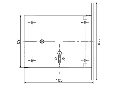 ASEC FB1 2 Lever Mortice Deadlock