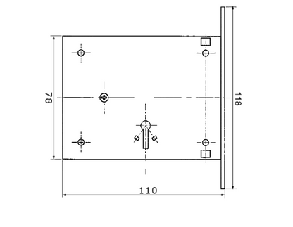 ASEC FB2 2 Lever Mortice Deadlock