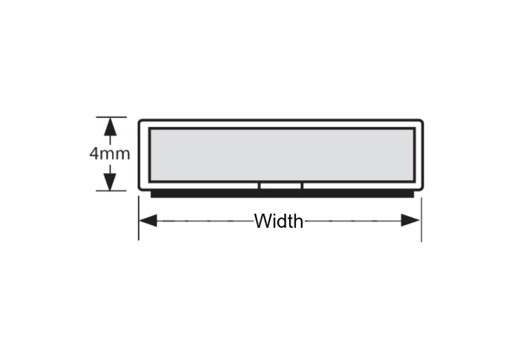 FIRESTOP Intumescent Strip 2.1m x 4mm Fire Only Seal
