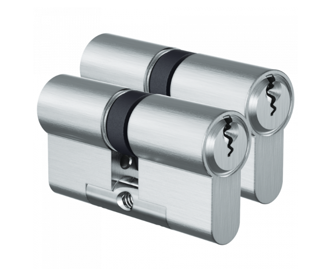 EVVA EPSnp Keyed Alike Pair DZ Euro Double Cylinder 6 Keys TS007 3*