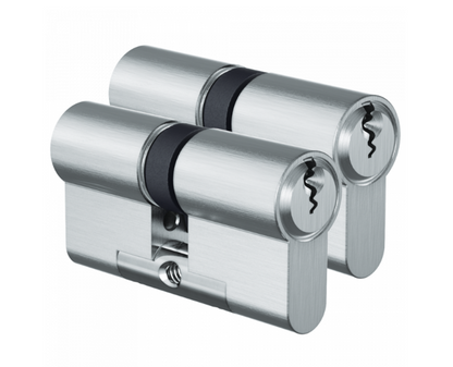 EVVA EPSnp Keyed Alike Pair DZ Euro Double Cylinder 6 Keys TS007 3*