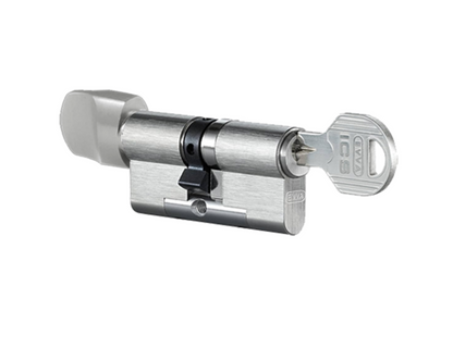 EVVA ICS KDZ Euro Key & Turn Cylinder Keyed To Differ 3 Keys TS007 3*