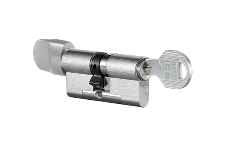 EVVA ICS Keyed Alike Pair KDZ Key & Turn Euro Cylinder 6 Keys TS007 3*