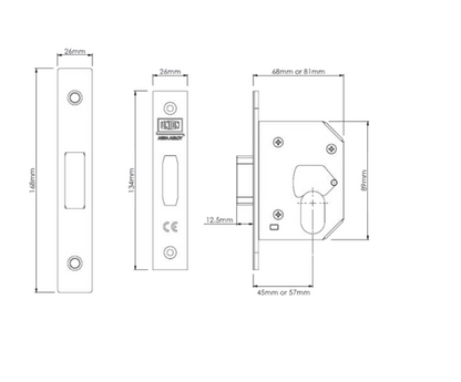 UNION JL21OVS StrongBOLT Oval Deadcase