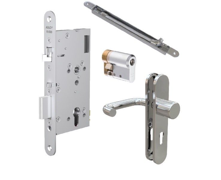 ABLOY EL520 DIN Electric Lock EN179 Compliant Package 5E