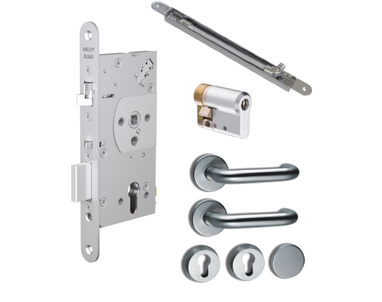 ABLOY EL560 DIN Electric Lock EN179 Compliant Package 1E