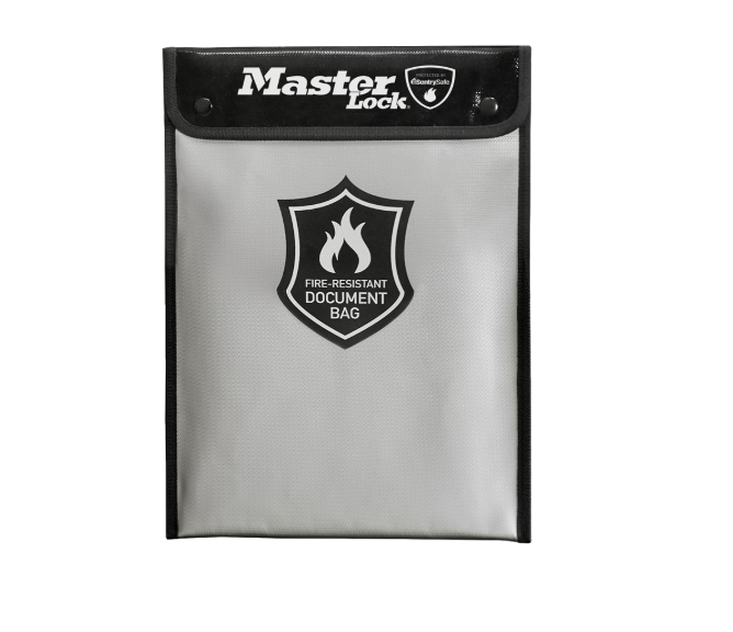 MASTER LOCK Fire Resistant Document Bag