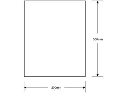 ASEC Fire Extinguisher 200mm x 300mm PVC Self Adhesive Photo luminescent Sign