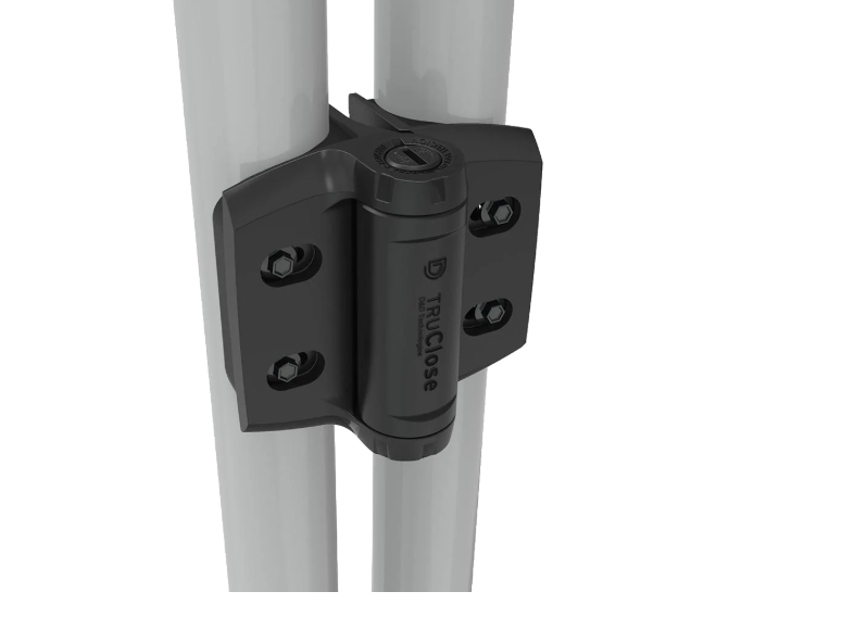 D&D Truclose Heavy Duty Hinges for Round Gate Frames & Posts TCHDRND2S3