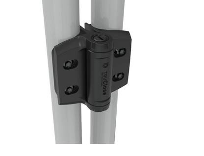 D&D Truclose Heavy Duty Hinges for Round Gate Frames & Posts TCHDRND2S3