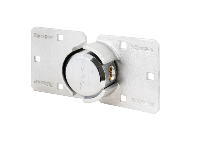 MASTER LOCK Van Lock Hasp & Round Padlock 736EURD