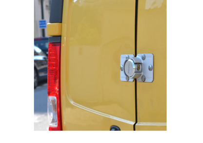 MASTER LOCK Van Lock Hasp & Round Padlock 736EURD