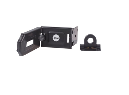 YALE Steel Hardened Steel Hasp & Weatherproof Steel Padlock