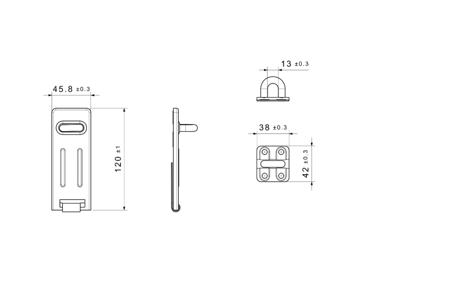 YALE Steel Hasp & Brass Padlock