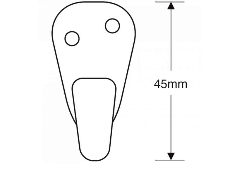 ASEC Single Wardrobe Hook