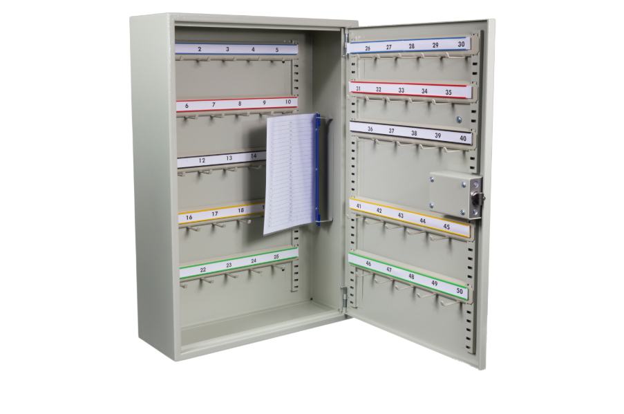 ASEC 50 Hook Digital Self Closing Cabinet For Padlocks or Key Bunches
