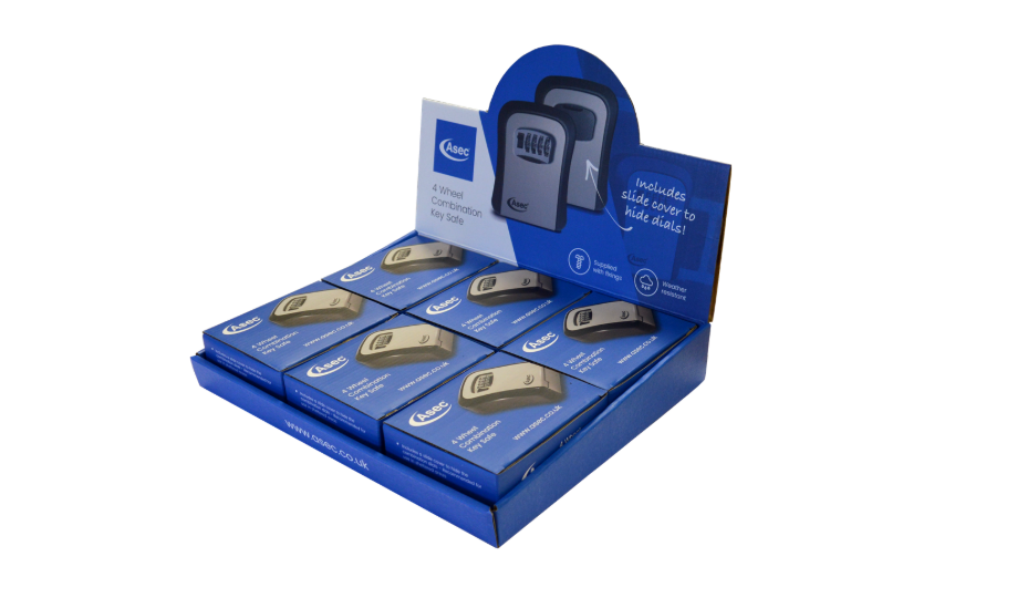 ASEC 4 Wheel Combination Key Safe