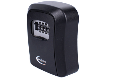 ASEC VITAL 4 Wheel Combination Key Safe Black