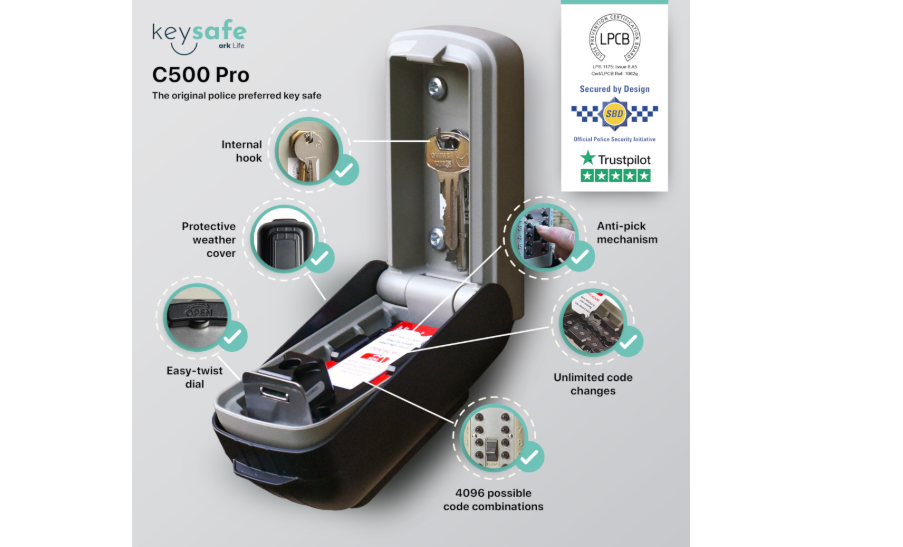 KEYSAFE C500 Pro Digital Key Safe LPS1175 Issue 8 A1