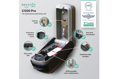 KEYSAFE C500 Pro Digital Key Safe LPS1175 Issue 8 A1