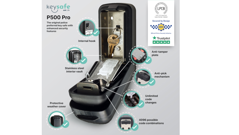 KEYSAFE P500 Pro Key Safe With Cover LPS1175 Issue 8 A1