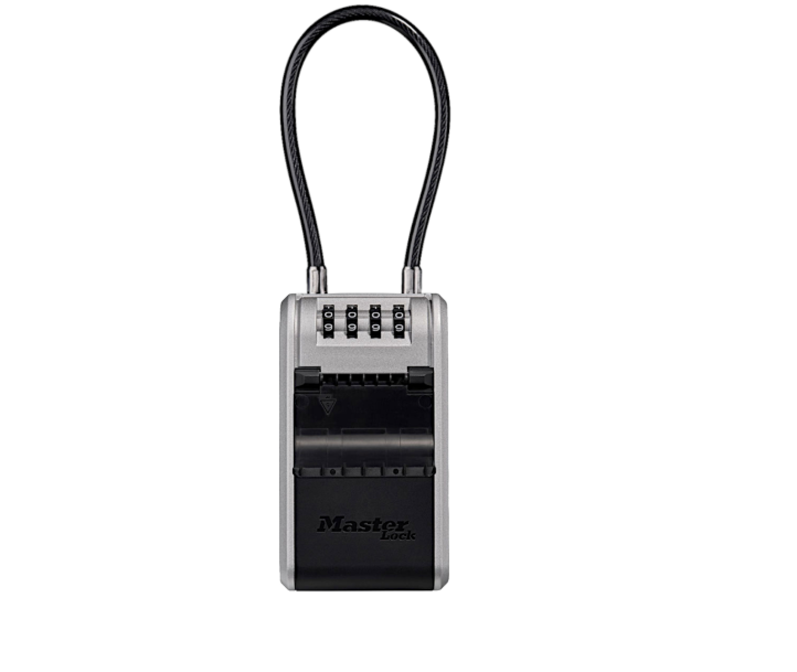 MASTER LOCK 5482EURD Portable Combination Key Box With Cable Shackle
