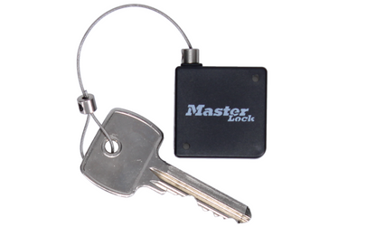 MASTER LOCK Select Access Black Tether With Retractable Cable
