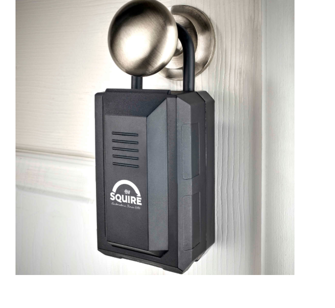 SQUIRE Portable Push Button Key Keep 2 Combination Key Safe With Shackle