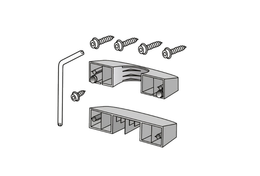 DAD Decayeux P100 Series Pole Mounting Fixing Kit