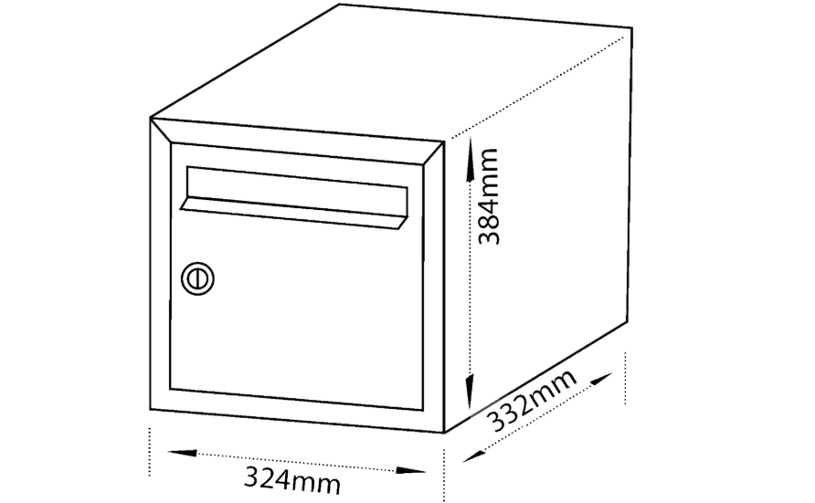 MAILBOXGB MB TS009 Secure Mailbox