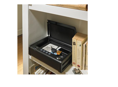 MASTER LOCK MLD08EB Compact Fingerprint Combination Safe