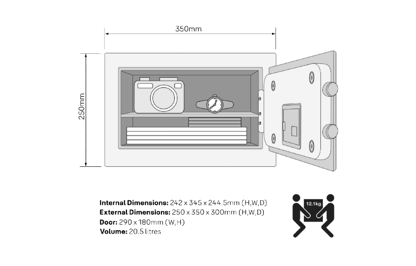 YALE Smart Safe YSS/250/EB1