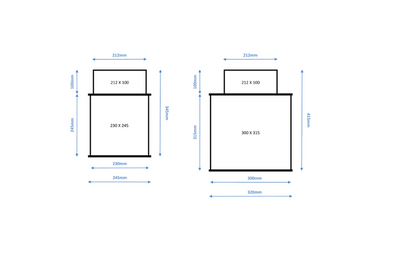 ASEC Under Floor Safe Body To Take 200mm x 200mm Door