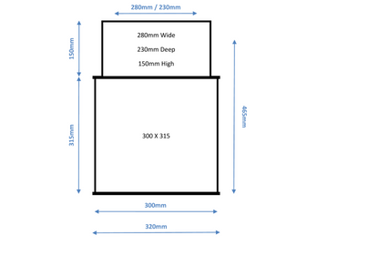 ASEC Under Floor Safe Body With Deposit Facility To Take 250mm x 200mm Door