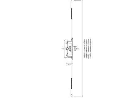Saracen Deadlock Rods Snap Fit